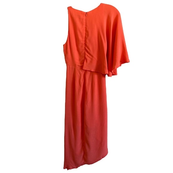 NWT Revolve Elliatt Glow Dress Blood Orange Asymmetric XS - Picture 7 of 14